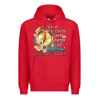 Red just because my path is different Premium Hoodie - Artiststas