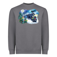 Storm polar express winter Heavyweight Sweatshirt - FaDigitalArtStudio