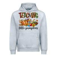 Heather Grey Teaching Little Pumpkins Urban Hoodie - texasbilliewilder