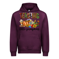 Mauve Wine Teaching Little Pumpkins Urban Hoodie - texasbilliewilder
