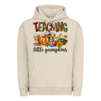 Pigment French Oak Teaching Little Pumpkins Urban Hoodie - texasbilliewilder