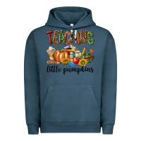 Pigment Midnight Navy Teaching Little Pumpkins Urban Hoodie - texasbilliewilder