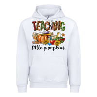 White Teaching Little Pumpkins Urban Hoodie - texasbilliewilder