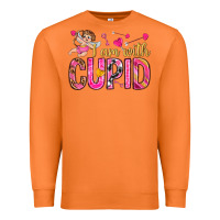 Carrot i am with cupid Premium Sweatshirt - NancyCooperArtShop