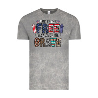 Cloud Rock land of the beacause of the brave Vintage Tee - CowhideDigitalArt