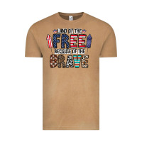 Vintage Camel land of the beacause of the brave Vintage Tee - CowhideDigitalArt