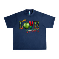 Navy love summer Urban Heavy Tee - CowhideDigitalArt
