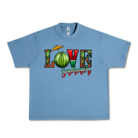 Pebble Blue love summer Urban Heavy Tee - CowhideDigitalArt