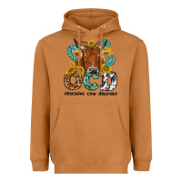 Meerkat obsessive cow disorder Heavyweight Hoodie - NancyCooperArtShop