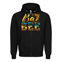 Black Western Queen Bee Zipper Hoodie - LillyAllenDesigns