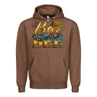 Chestnut Western Queen Bee Zipper Hoodie - LillyAllenDesigns