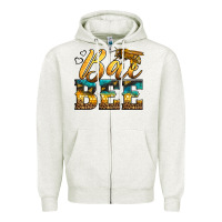 Western Queen Bee Zipper Hoodie | Teevron