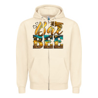 Sandshell Western Queen Bee Zipper Hoodie - LillyAllenDesigns