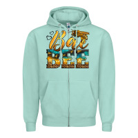 Seafoam Western Queen Bee Zipper Hoodie - LillyAllenDesigns