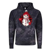 Cloud Black snowman christmas Vintage Hoodie - JahusDesignShop
