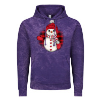Cloud Purple snowman christmas Vintage Hoodie - JahusDesignShop