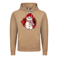 Vintage Coffee snowman christmas Vintage Hoodie - JahusDesignShop