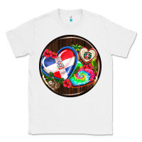 White dominican republic coasters Classic Tee - AdoDesignShop