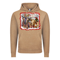 Vintage Coffee christmas goats Vintage Hoodie - RanaPortraitStore