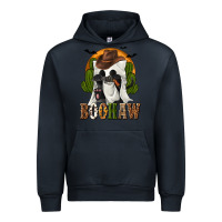 Navy Boohaw Western Urban Hoodie - texasbilliewilder