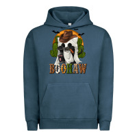 Pigment Midnight Navy Boohaw Western Urban Hoodie - texasbilliewilder