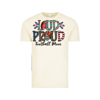 Vintage Arctic loud proud football mom Vintage Tee - CowhideDigitalArt