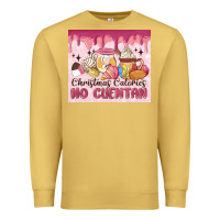 Antique Gold christmas calories no cuentan Premium Sweatshirt - MaliasSmallBusiness