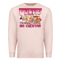 Pale Pink christmas calories no cuentan Premium Sweatshirt - MaliasSmallBusiness