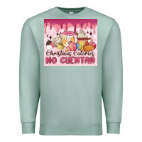 Seafoam christmas calories no cuentan Premium Sweatshirt - MaliasSmallBusiness