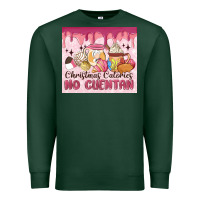Sports Green christmas calories no cuentan Premium Sweatshirt - MaliasSmallBusiness