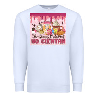 White christmas calories no cuentan Premium Sweatshirt - MaliasSmallBusiness