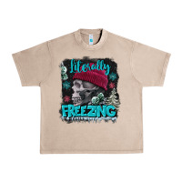 French Oak literally freezing skull Urban Heavy Tee - FaDigitalArtStudio