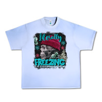 Grape Ice literally freezing skull Urban Heavy Tee - FaDigitalArtStudio