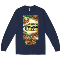Navy strong black queen 12 oz can cooler (slim) Long Sleeve Tee - Artiststas