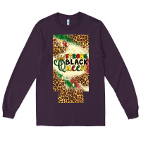 Strong Black Queen 12 Oz Can Cooler (slim) Long Sleeve Tee | Teevron