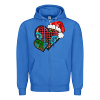 True Royal Christmas heart gemstones leopard Zipper Hoodie - BarkalooDesign