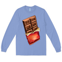 Colony Blue chocolate Long Sleeve Tee - AdoDesignShop