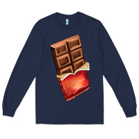 Navy chocolate Long Sleeve Tee - AdoDesignShop