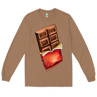 Toasted Coconut chocolate Long Sleeve Tee - AdoDesignShop