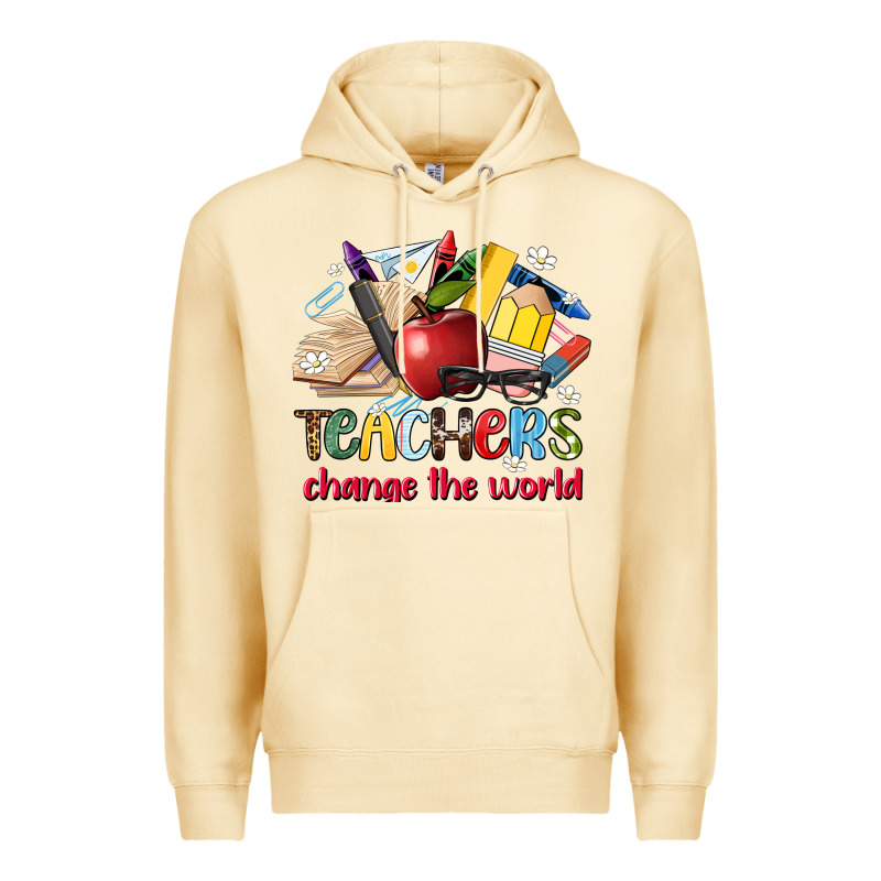 Teachers Change The World Premium Hoodie by Artiststas | Teevron