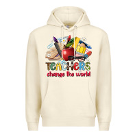 Sandshell teachers change the world Premium Hoodie - Artiststas