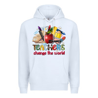 White teachers change the world Premium Hoodie - Artiststas