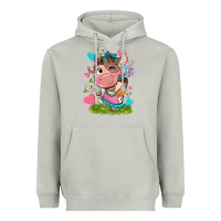 Moon Dust little cute cow Heavyweight Hoodie - NancyCooperArtShop