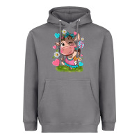 Storm little cute cow Heavyweight Hoodie - NancyCooperArtShop