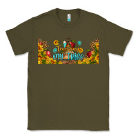 Army Green teaching my tribe libbey glass Classic Tee - BundleAndBundleShop