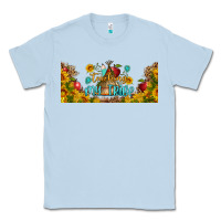 Dusty Blue teaching my tribe libbey glass Classic Tee - BundleAndBundleShop