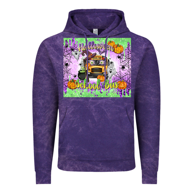 Halloween School Bus Vintage Hoodie by texasbilliewilder | Teevron