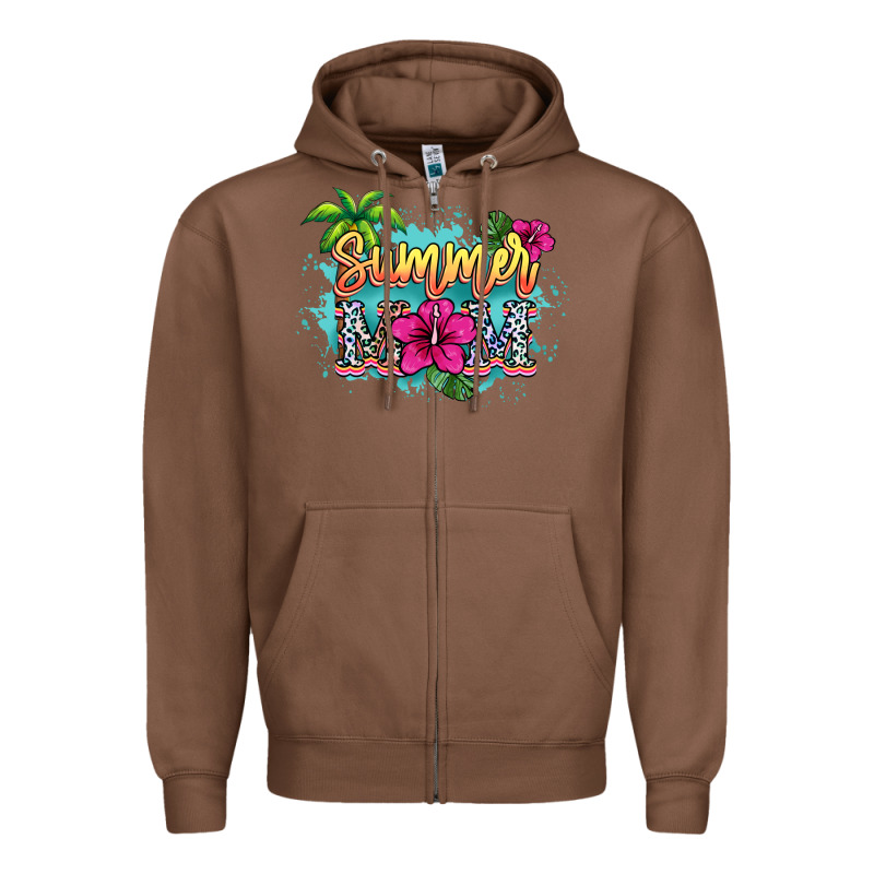 Summer Mom Zipper Hoodie by NancyCooperArtShop | Teevron