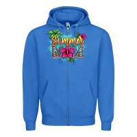 True Royal summer mom Zipper Hoodie - NancyCooperArtShop