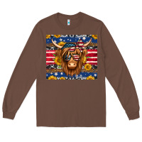 Chestnut 4th of july longhaired cow tumbler Long Sleeve Tee - Jasminsmagicworld